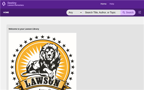 Lawson library catalog site